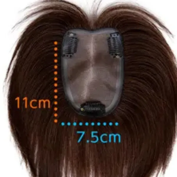 ナチュレトップヘアピース裏面(ベース構造)