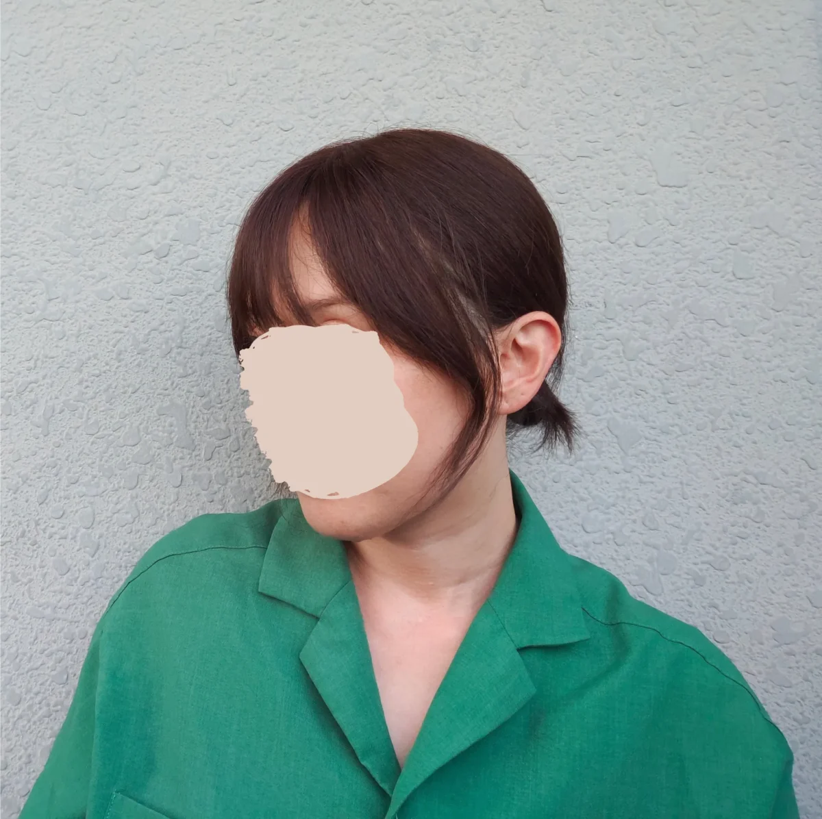 私元気にゃんた着用画像左斜め前から