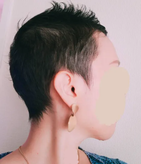 脱ウィッグ時のにゃんた